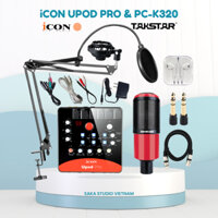 Bộ thu âm livestream PC-K320 & iCON Upod Pro (Kiếp Đỏ Đen) - Tặng cài Cubase Auto Tune