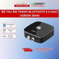 Bộ thu âm thanh bluetooth 5.0 (AAC) UGREEN 30445 - Pin 8h - Phạm vi 10m - Chính hãng