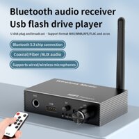 Bộ thu âm thanh Bluetooth đồng trục 5.3 sang bộ khuếch đại loa cũ 6.5 Micro karaoke Đầu phát USB