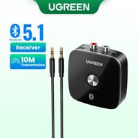 Bộ thu âm thanh không dây UGREEN Bluetooth RCA 5.1 aptX L / 4.1 cho ô tô (3,5mm)