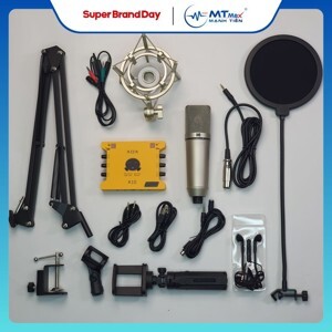 Bộ thu âm XOX K10 + Micro AQTA U87-Pro
