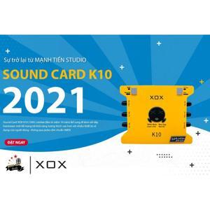 Bộ thu âm XOX K10 + Micro Takstar PC K600