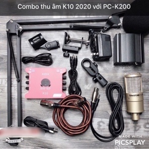 Bộ thu âm XOX K10 + Micro Takstar PC K200