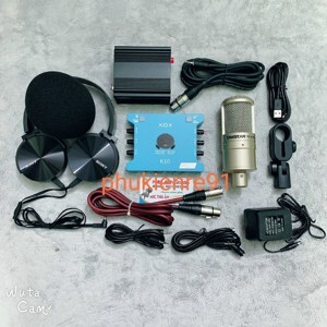 Bộ thu âm XOX K10 + Micro Takstar PC K200