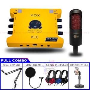 Bộ thu âm XOX K10 + Micro TH2068