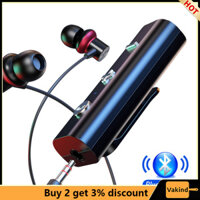 Bộ thu Bluetooth 5.0 cho giắc cắm 3,5mm Loại kẹp tai nghe Bộ chuyển đổi không dây Bluetooth Aux Bộ phát nhạc âm thanh