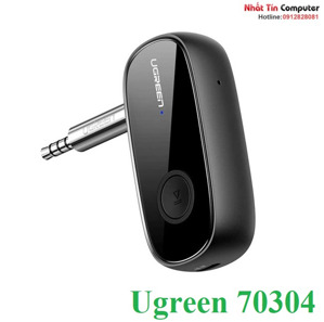 Bộ thu bluetooth 5.0 sử dụng trên ô tô, loa chính hãng hỗ trợ APTX Ugreen 70304