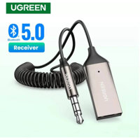 Bộ thu Bluetooth 5.0 Ugreen 70601 CM309 tích hợp mic đàm thoại