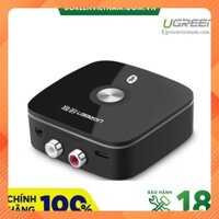Bộ thu Bluetooth 5.1 cho loa, amly hỗ trợ cổng 3.5mm + RCA chính hãng Ugreen 40759 cao cấp