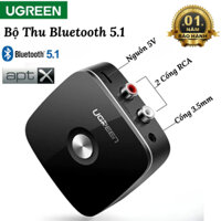 Bộ Thu Bluetooth 5.1 UGREEN Cho Amply, Loa,Vang Số...Kết Nối Bluetooth, Thu Bluetooth Âm Chất Lượng Cao.