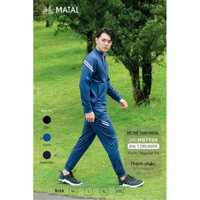 Bộ thu đông kéo khoá Mantal MBTT06 chất thun lạnh co giãn khoá kéo cổ thun tăm thể thao năng động 3 màu trung tính