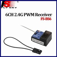 Bộ thu FlySky FS-BS6 chính hãng 2.4Ghz 6CH AFHDS2 Cực kỳ ổn định trong các bộ phận hiệu suất cho máy phát FlySky FS-GT5 FS-IT4S