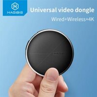 Bộ thu hình ảnh không dây Hagibis 2.4G/5G 4K Wifi Display Receiver Wireless/Wired HDMI-compatible Dongle Miracast AirPlay DLNA TV Stick for Projector HDTV