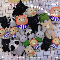 Bộ thú móc len handmade Hainchan