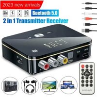 Bộ Thu Phát Âm Thanh M8 NFC Bluetooth 5.0 Kết Nối AUX/RCA/Coaxial/Optical/USB/TF Card Pin 500mAh