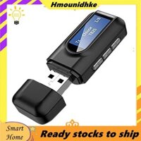 Bộ thu phát Bluetooth 5.0 cho TV Bộ chuyển đổi âm thanh không dây USB 2 trong 1 có màn hình LCD cho TV âm thanh ô tô PC