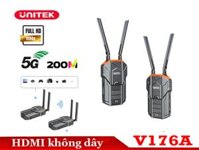 Bộ thu phát HDMI không dây Unitek V176A - Truyền tín hiệu 200m, 1080p chất lượng cao