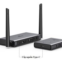 Bộ thu phát không dây HDMI+VGA không dây 50m 1080p@60hz sóng 5Ghz Ugreen 50633