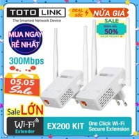 Bộ thu phát sóng wifi Totolink EX200 - Hàng phân phối chính thức CHÍNH HÃNG