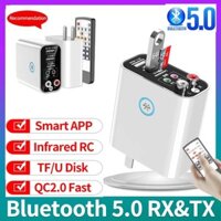 Bộ Thu Phát Và Chuyển Đổi Âm Thanh DAC Bluetooth 5.0  K16 Tích Hợp Sạc Nhanh QC 5V - 2.1A