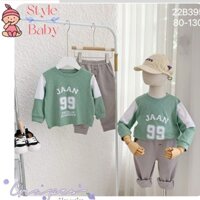 Bộ thu phối  tay Jaan99 - Bernie fashion kids 22B395 cho bé 8-22kg