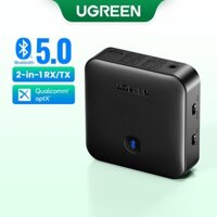 Bộ Thu và Phát Bluetooth 5.0 UGreen 70158 CM144 (2 in 1,Chíp APTX Cổng Quang+AV) cao cấp