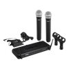 Bộ thu và phát kèm micro không dây Shure SVX288/PG58 - Micro không dây cầm tay (2mic)