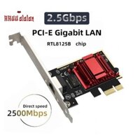 🔥🔥🔥Bộ thu Wifi Card mạng 2.5G PCI-E sang RJ45 Gigabit Ethernet 2500Mbps 2.5Gbps cho PC