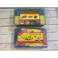 Bộ thực hành toán  tiếng việt lớp 1 MIC và bộ hình khối lập phương và chữ nhật toán  lớp 1
