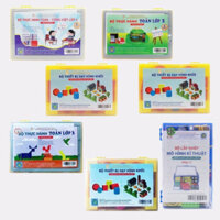 BỘ THỰC HÀNH TOÁN VÀ TIẾNG VIỆT - BỘ THIẾT BỊ DẠY HÌNH KHỐI LỚP 1 2 3 - BỘ LẮP GHÉP KỸ THUẬT LỚP 4 5 CHƯƠNG TRÌNH MỚI CÓ