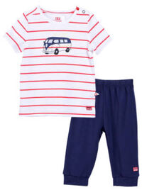 Bộ thun bé trai dài CF B0820007 (6-24M,Nhiều màu)