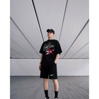 Bộ thun cao cấp unisex giày đỏ adidas - đồ cotton 100%