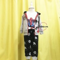 BỘ THUN CHO BÉ TRAI CAYABE CHUỘT MICKEY GỒM ÁO KHOÁC CÓ MŨ TRÙM ĐẦU VÀ QUẦN JOGGER (QUẦN ÁO TRẺ EM)