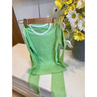 Bộ thun gân Allo & Lugh màu cốm