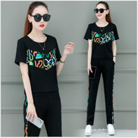 BỘ THUN THỂ THAO HỌA TIẾT 3D TAY NGẮN - L