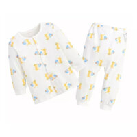 Bộ thun thu đông cáo thổi kèn bé trai bé gái Mmln. HA4916