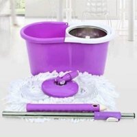 Bộ thùng lau nhà thông minh xoay 360 độ lồng inox (loại 1)