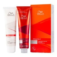 BỘ THUỐC DUỖI TÓC WELLA CREATINE STRAIGHT C CHO TÓC NHUỘM YẾU 100ML