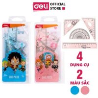 Bộ Thước Eke One Piece - Deli EH17