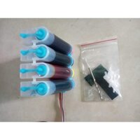 Bộ tiếp mực ngoài các dòng máy in CANON hoặc máy HP in phun 4 màu. Có hướng dẫn lắp ráp va hỗ trợ lắp.