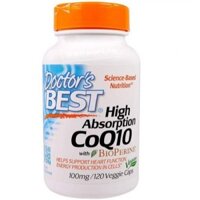 Bổ tim mạch Doctor's Best High Absorption COQ10 100mg 120v