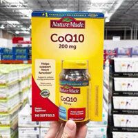 Bổ tim mạch Nature made CoQ10 200mg 140 viên của Mỹ giúp điều hóa huyến