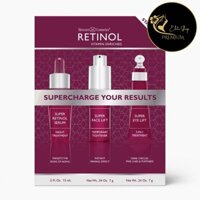 Bộ tinh chất siêu cấp Set 3 Serum Retinol : Super Retinol Serum – Super Eye Lift – Super Face Lift