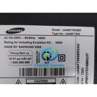 Bo tivi SAMSUNG 46F7500