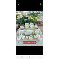 bộ to chén dĩa  20 món bông mẫu mới nhất .