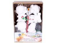 Bộ tô tượng 5 con kèm 6 màu, bút