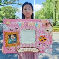 Bộ Tô Tượng DIY Thạch Cao 3D Cho Bé, Tô Tượng Vẽ Kèm Màu Và Giá Đỡ Size Lớn