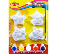 Bộ tô tượng thạch cao 12 con giáp khỉ, gà, chó, heo K-1023