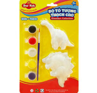 Bộ tô tượng thạch cao 2 chú khủng long K-121
