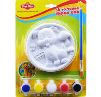 Bộ tô tượng thạch cao cún con K-1015